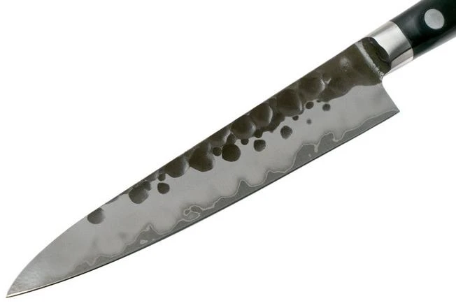 Tojiro DP 3-layer Hammered Blade Utility Knife 13 Cm, F-1101 5 Tojiro DP 3-layer Hammered Blade Utility Knife 13 Cm, F-1101 - Image 3