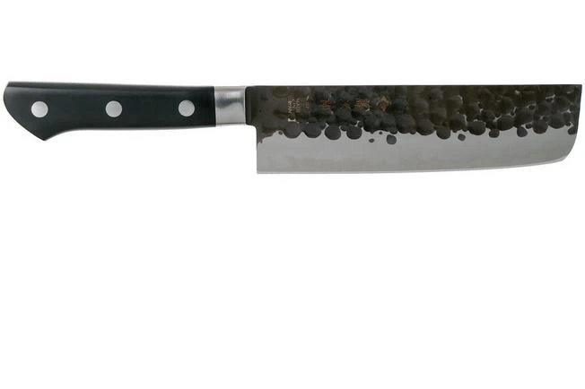 Tojiro DP 3-layer Hammered Blade Nakiri 16.5 Cm, F-1103 4 Tojiro DP 3-layer Hammered Blade Nakiri 16.5 Cm, F-1103 - Image 2