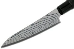 Tojiro Shippu Black Damascus Utility Knife 13 Cm, FD-1592 -Kitchen Knife Store TJFD 1592 03 tojiro sippu black