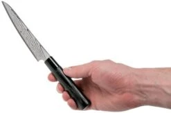 Tojiro Shippu Black Damascus Utility Knife 13 Cm, FD-1592 -Kitchen Knife Store TJFD 1592 06 tojiro sippu black