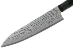 Tojiro Shippu Black Damast Chef's Knife 24 Cm, FD-1595 -Kitchen Knife Store TJFD 1595 03 tojiro sippu black