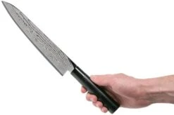 Tojiro Shippu Black Damast Chef's Knife 24 Cm, FD-1595 -Kitchen Knife Store TJFD 1595 06 tojiro sippu black