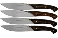 Viper Fiorentina Steak Knife Set Ziricote Wood 4-piece, VT7500-04ZI