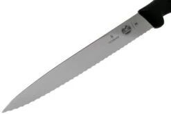 Victorinox Fibrox Serrated Carving Knife, 25 Cm -Kitchen Knife Store VT5 4433 25 03 victorinox fibrox