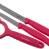Victorinox SwissClassic 6.7116.33L12 3-piece Vegetable Knife Set, Light Red -Kitchen Knife Store VT6 7116 33L12 01 victorinox