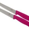Victorinox Swissclassic Pizza/steak Knife Pink, Set Of 2, 6.7936.12L5B