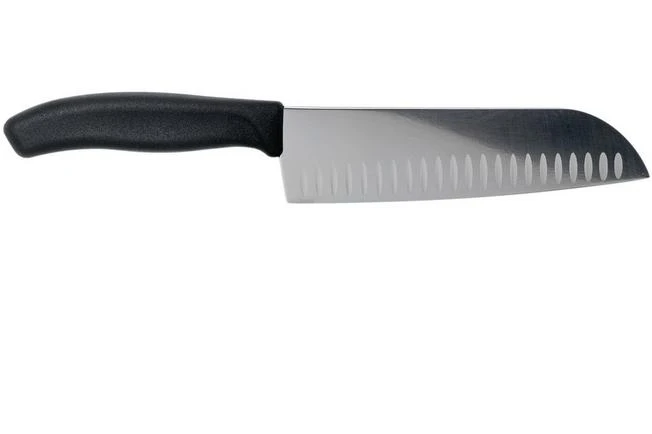 Victorinox SwissClassic 6.8523.17G Santoku With Dimples 17 Cm, Black 4 Victorinox SwissClassic 6.8523.17G Santoku With Dimples 17 Cm, Black - Image 2