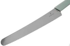 Victorinox Swiss Modern 6.9076.26W44B Bread Knife 26cm, Mint Green -Kitchen Knife Store VT6 9076 26W44B 03 victorinox