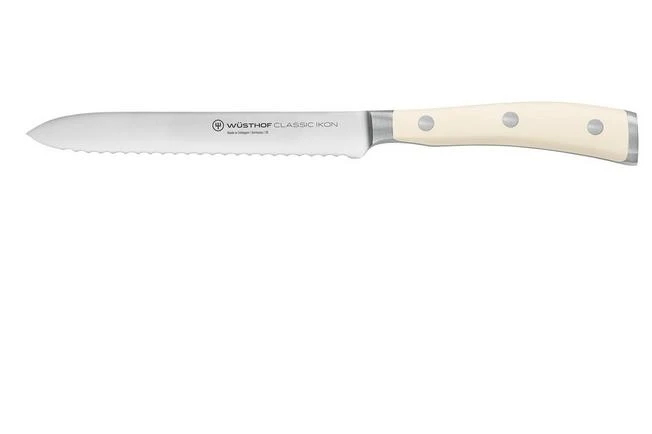 Wüsthof Classic Ikon Crème Sausage Knife 14 Cm, 1040431614 3 Wüsthof Classic Ikon Crème Sausage Knife 14 Cm, 1040431614