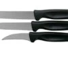 Wüsthof Create Collection Three-piece Peeling Knife Set, Black