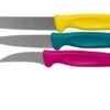 Wüsthof Create Collection Three-piece Peeling Knife Set, Pink, Turquoise And Yellow -Kitchen Knife Store WU1145370302 01 wusthof create collection