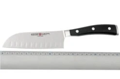 Wüsthof Classic IKON Santoku Knife 14 Cm (5") -Kitchen Knife Store WU4172 04 wusthof classic ikon 4172 santoku kuiltjes d4