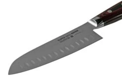 Yaxell Super Gou 37118 Santoku With Dimples 161-layer Damascus Steel, 16.5 Cm -Kitchen Knife Store YL37118 03 yaxell