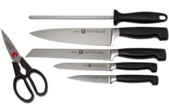 Zwilling Four Star 6-pc Knife Block, 35066-000 -Kitchen Knife Store ZW35066 000 04 zwilling messenset zw35066 000 04